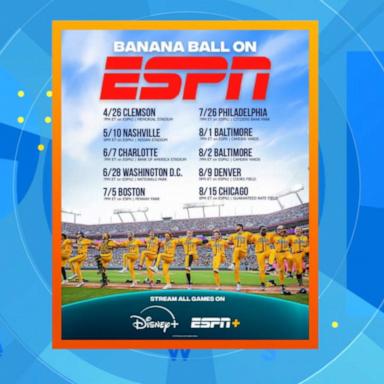 VIDEO: Savannah Bananas announce new baseball game Banana Ball on ESPN