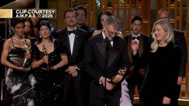 VIDEO: 'One Battle After Another' and 'Sinners' win big at the Oscars