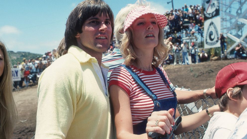 PHOTO: Olympic Gold medalist and ABC Wide World of Sports television personality Bruce Jenner with his wife, Chrystie Crownover attend the Carlsbad US Grand Prix, in Carlsbad, Calif., June 19, 1977. 