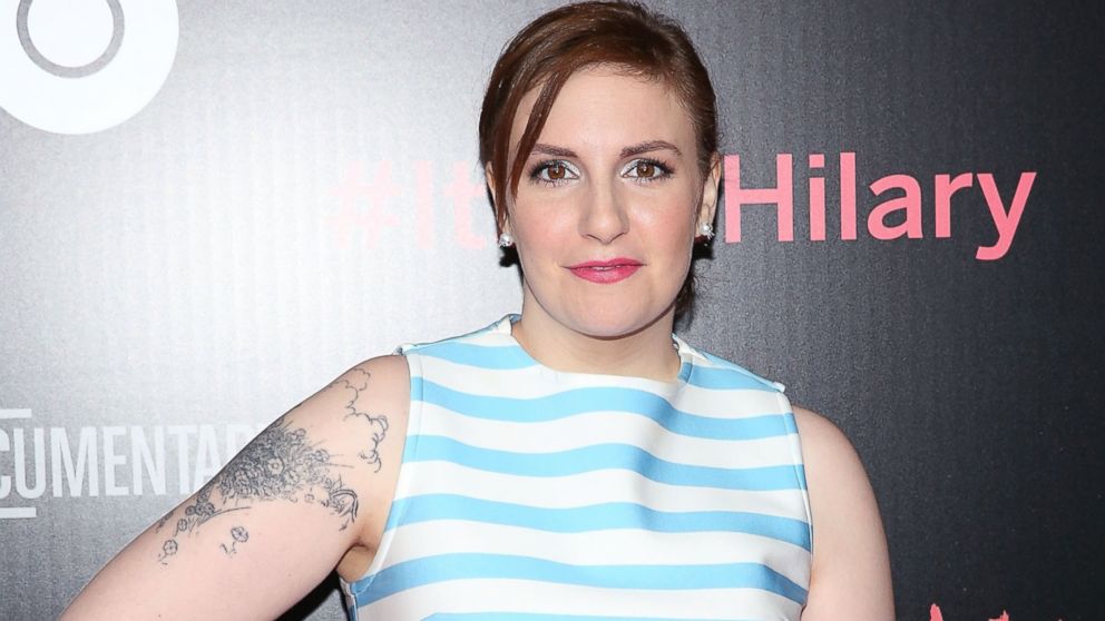 Lena Dunham attends "It's Me, Hilary: The Man Who Drew Eloise" New York screening at The Plaza Hotel on March 16, 2015 in New York City.