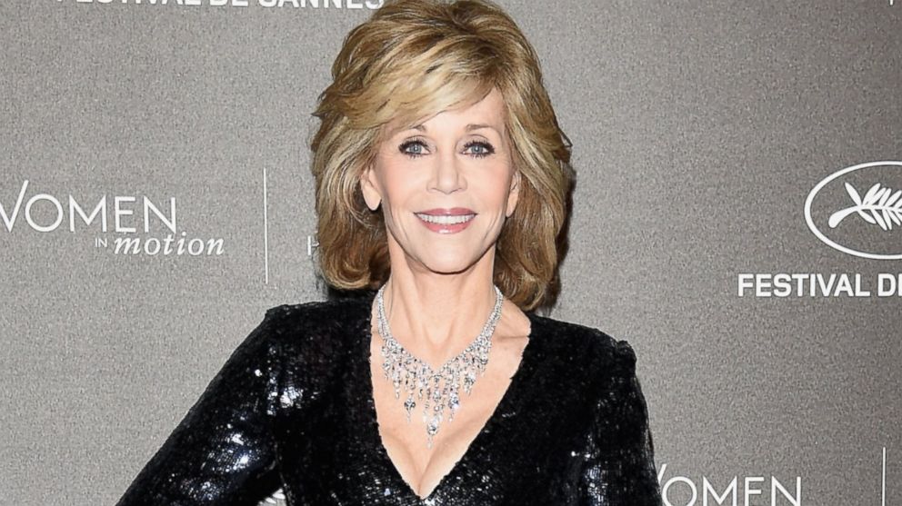 Jane Fonda attends the Kering Official Cannes Dinner at Place de la Castre, May 17, 2015, in Cannes, France.