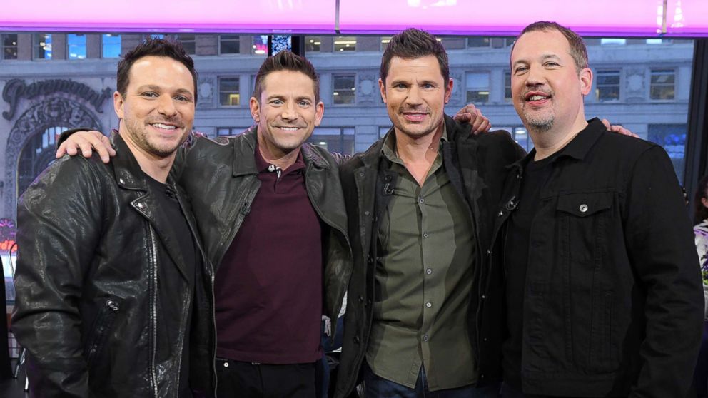 98 Degrees performed live on "Good Morning America," Nov. 22, 2017, on the ABC Television Network.