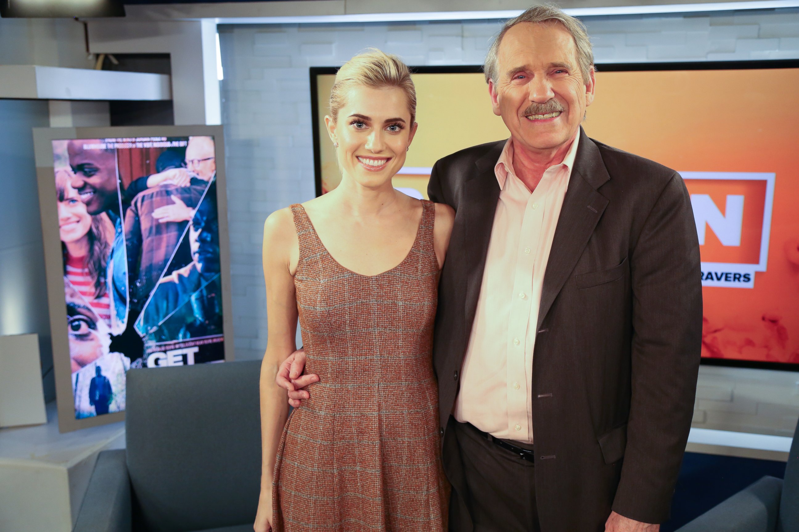 PHOTO: Allison Williams appeared on "Popcorn with Peter Travers," Feb. 23, 2016, in New York City.