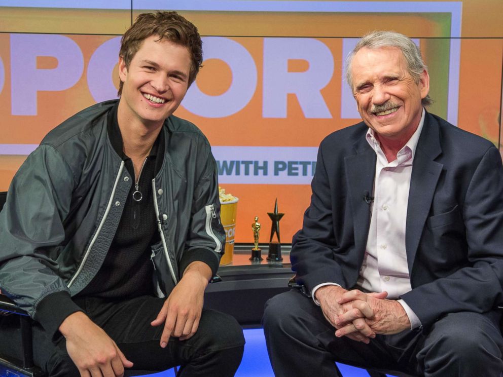 PHOTO: Ansel Elgort, from "Baby Driver's," appears on "Popcorn with Peter Travers," at the ABC News studios in New York City, June 28, 2017.