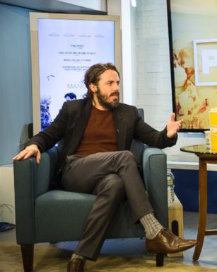 PHOTO: Casey Affleck and Peter Travers at the ABC News studios in New York City, Nov. 18, 2016. 