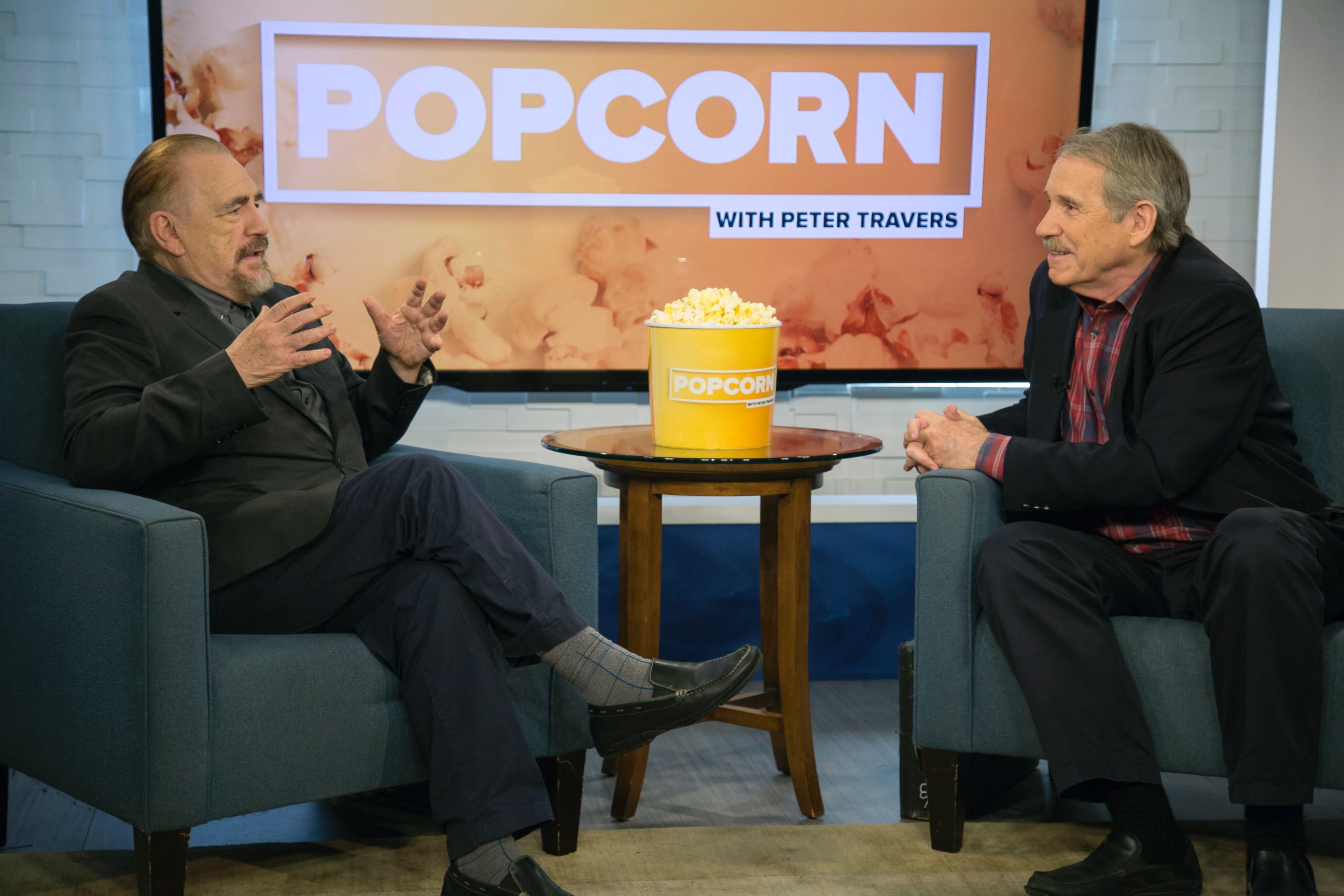 PHOTO: Brian Cox appears on an episode of ABC News' "Popcorn With Peter Travers."