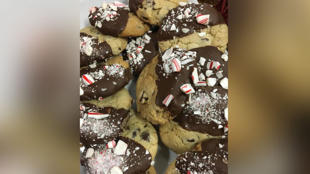 PHOTO: Chef Brian Malarkey shared his recipe for chocolate chip candy cane cookies on "Good Morning America."