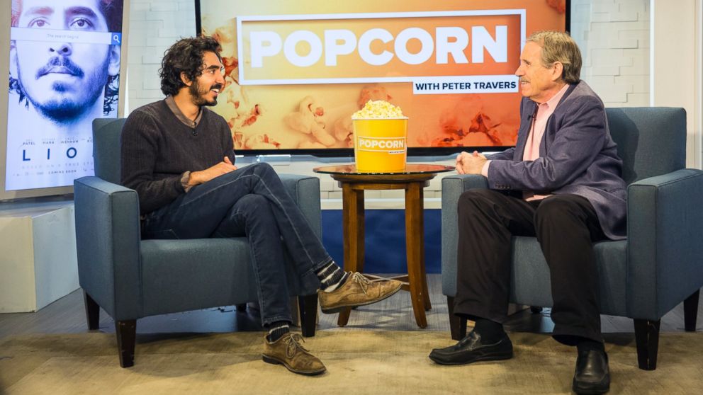 PHOTO: Dev Patel talked about his movie "Lion" on an episode of ABC News' "Popcorn With Peter Travers."