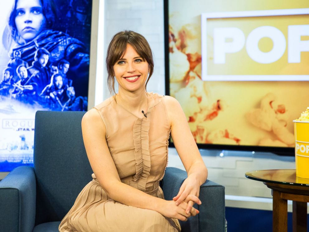 PHOTO: Felicity Jones appears here on Popcorn With Peter Travers.