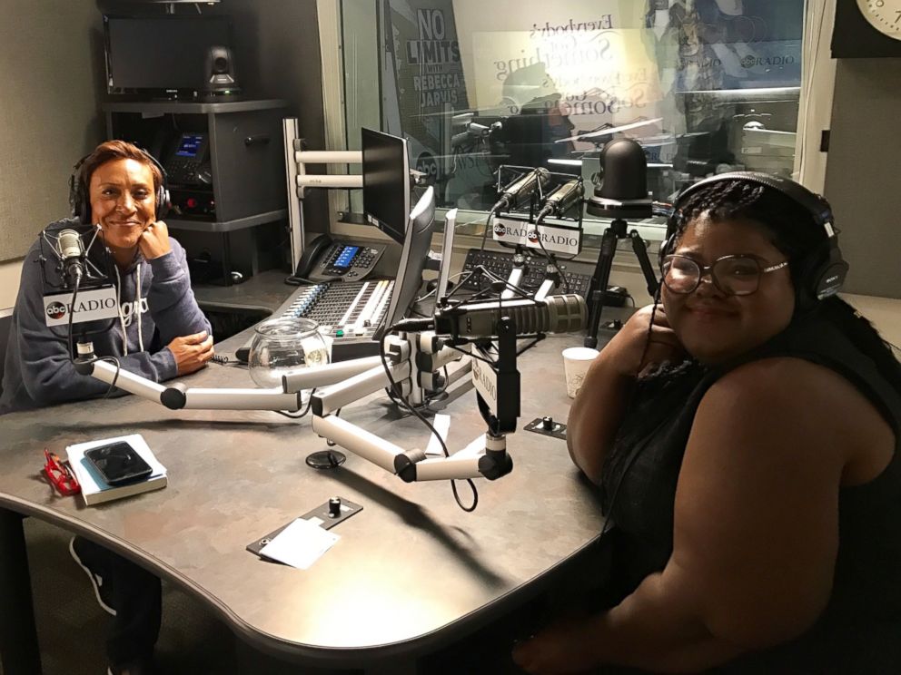 PHOTO: Critically acclaimed actress Gabourey Sidibe sat down with Robin Roberts for season 2 of her podcast "Everybody's Got Something." 
