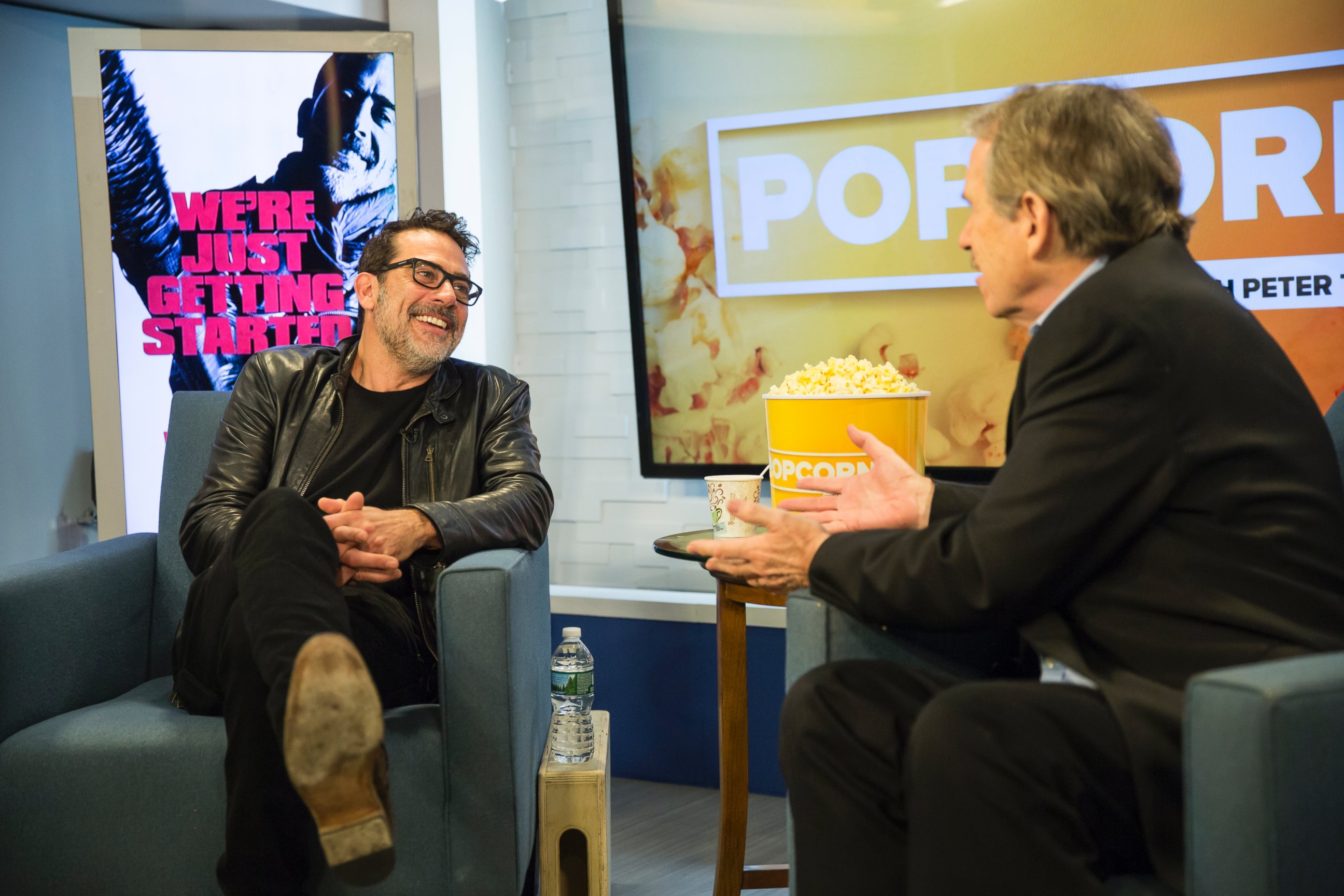 PHOTO: Jeffrey Dean Morgan appeared on "Popcorn with Peter Travers."