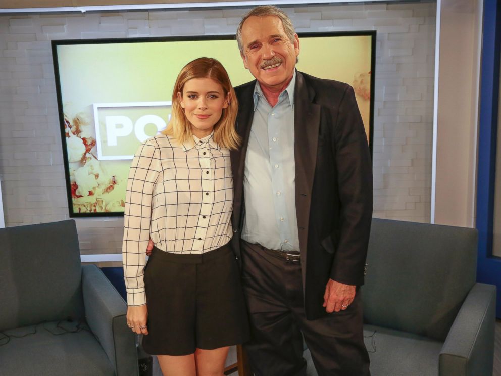 PHOTO: Kate Mara at the ABC News studios in New York City, on "Popcorn with Peter Travers," June 8, 2017.
