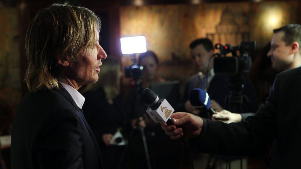 Keith Urban is awarded the Recording Artists' Coalition Award
for his musical achievements and commitment to music education at Grammys on the Hill, April 5, 2017.