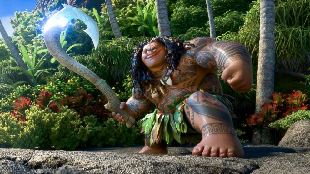 PHOTO: Character Maui from the new Disney film, "Moana."
