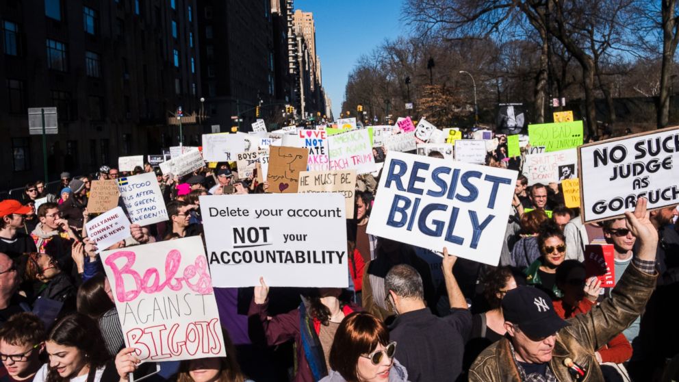 Thousands Gather For Not My President Day Protests - ABC News