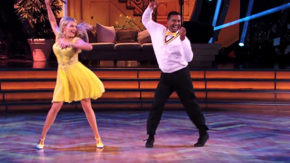 Witney Carson and Alfonso Ribeiro perform on "Dancing with the Stars," Oct. 6, 2014.