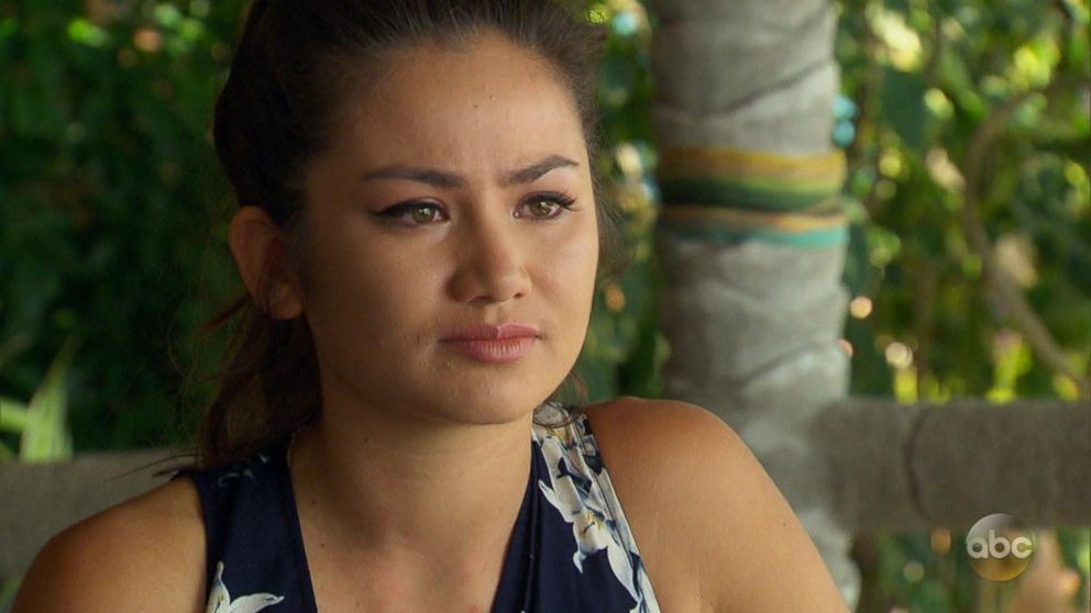 Caila Quinn is seen here in an episode of "Bachelor in Paradise."