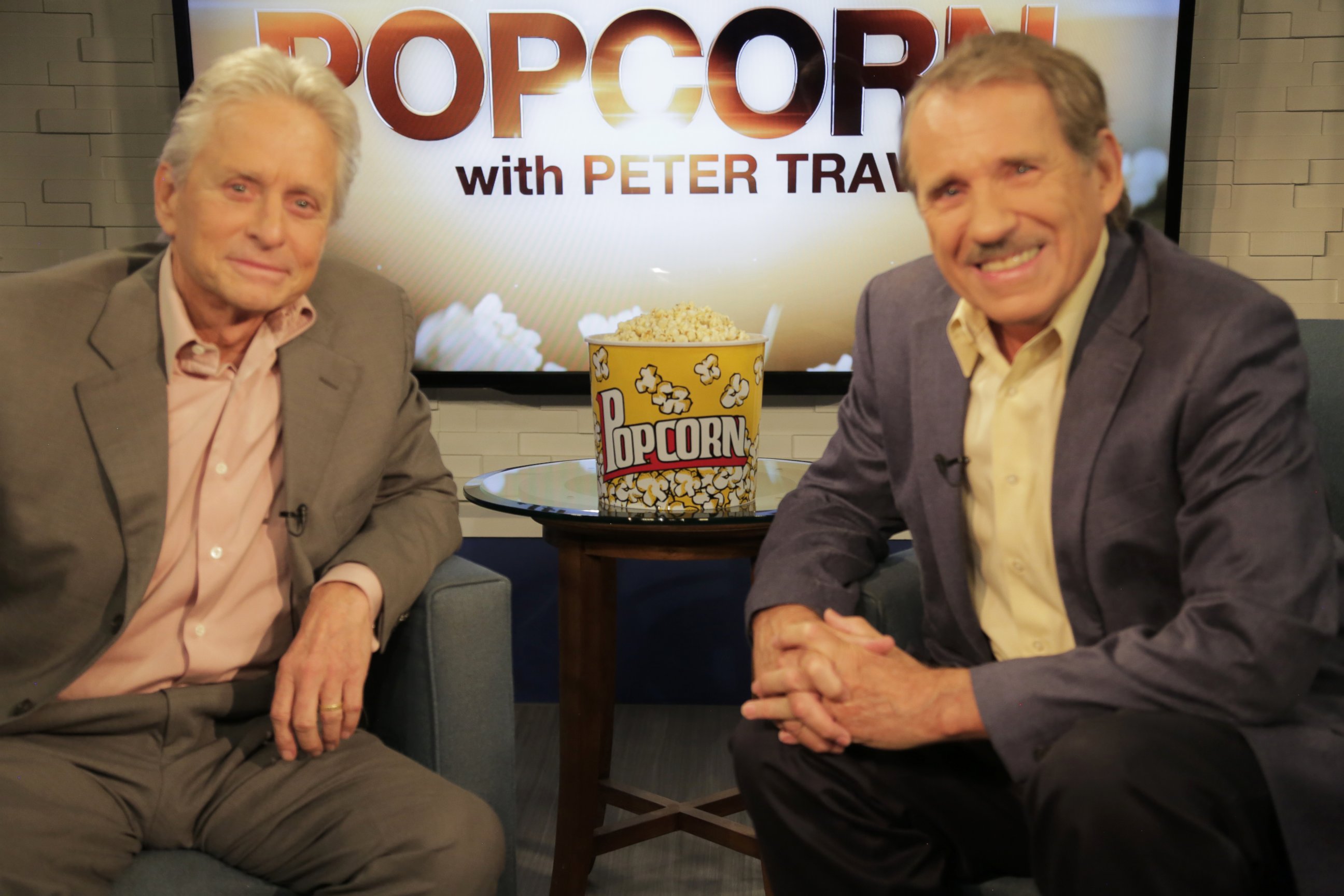 PHOTO: Michael Douglas talks to Peter Travers about leading the good life