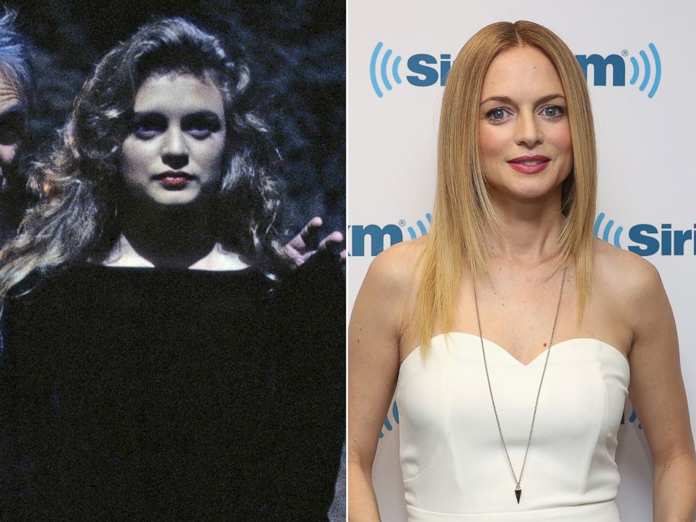 PHOTO: Heather Graham in a scene from ‘Twin Peaks’, 1991. | Heather Graham in New York City, April 3, 2015.