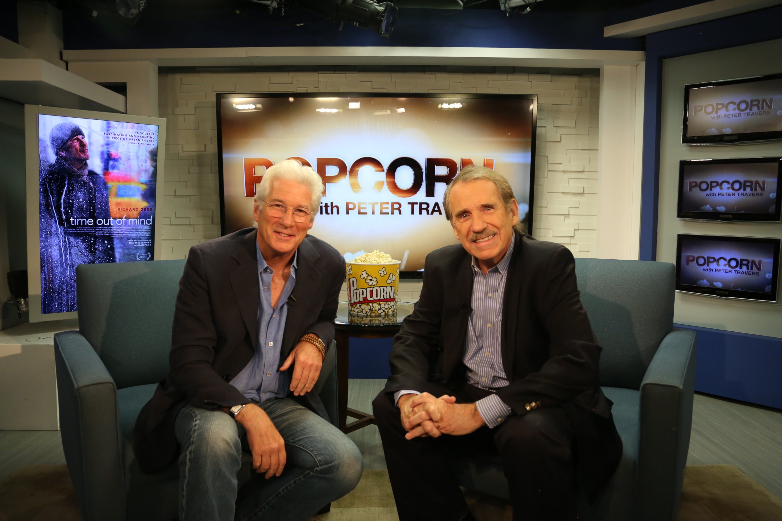 PHOTO:Richard Gere talks about his new movie with Peter Travers.