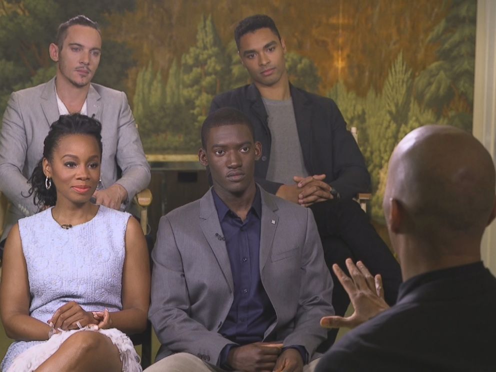 PHOTO: The cast of History Channels Roots remake talk about the process of making the iconic miniseries with ABC News Byron Pitts.
