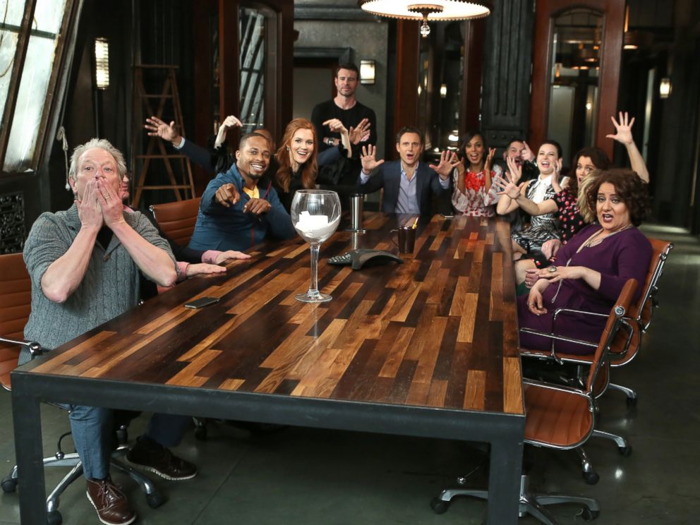 PHOTO: The cast of Scandal revealed plot secrets from the shows California set on Good Morning America.