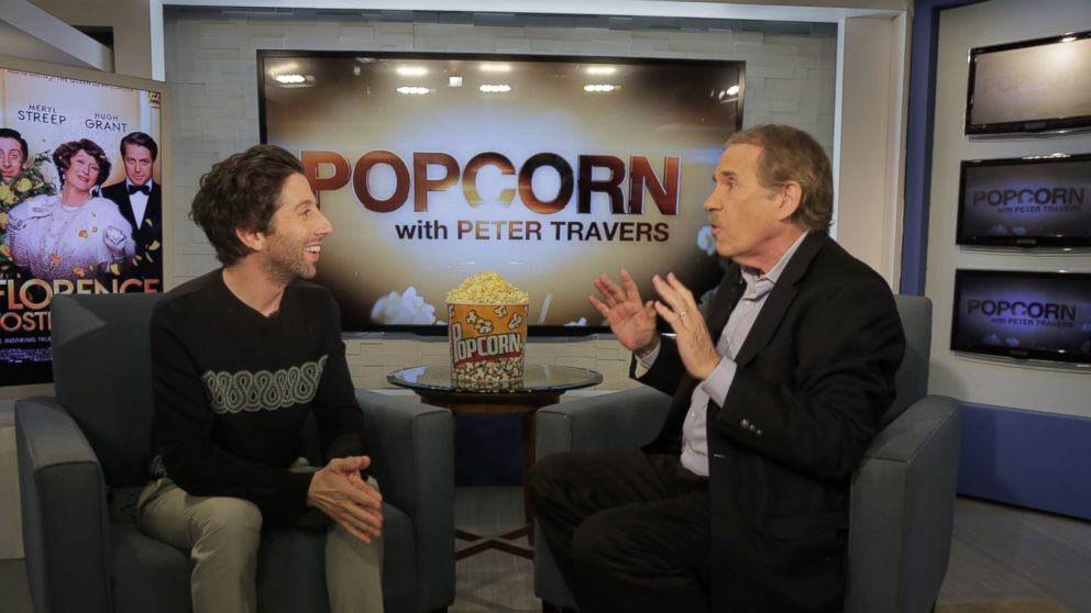 PHOTO: Simon Helberg and Peter Travers at the ABC Headquarters in New York, Aug. 1, 2016