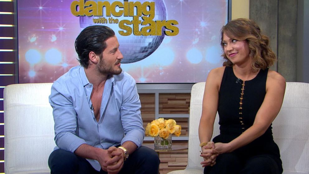 PHOTO: Ginger Zee, chief meteorologist at ABC News, right, and pro dancer Val Chmerkovskiy, will be partners on Season 22 of "Dancing With the Stars," premiering March 21, 2016, on ABC.