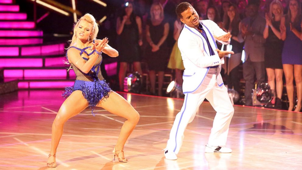 Alfonso Ribeiro and dance partner Witney Carson perform their routine on 'Dancing With The Stars,' Sept. 22, 2014.