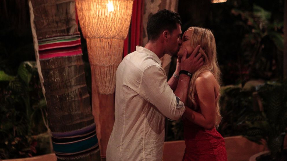 Josh Murray and Amanda Stanton are seen here in an episode of "Bachelor in Paradise."