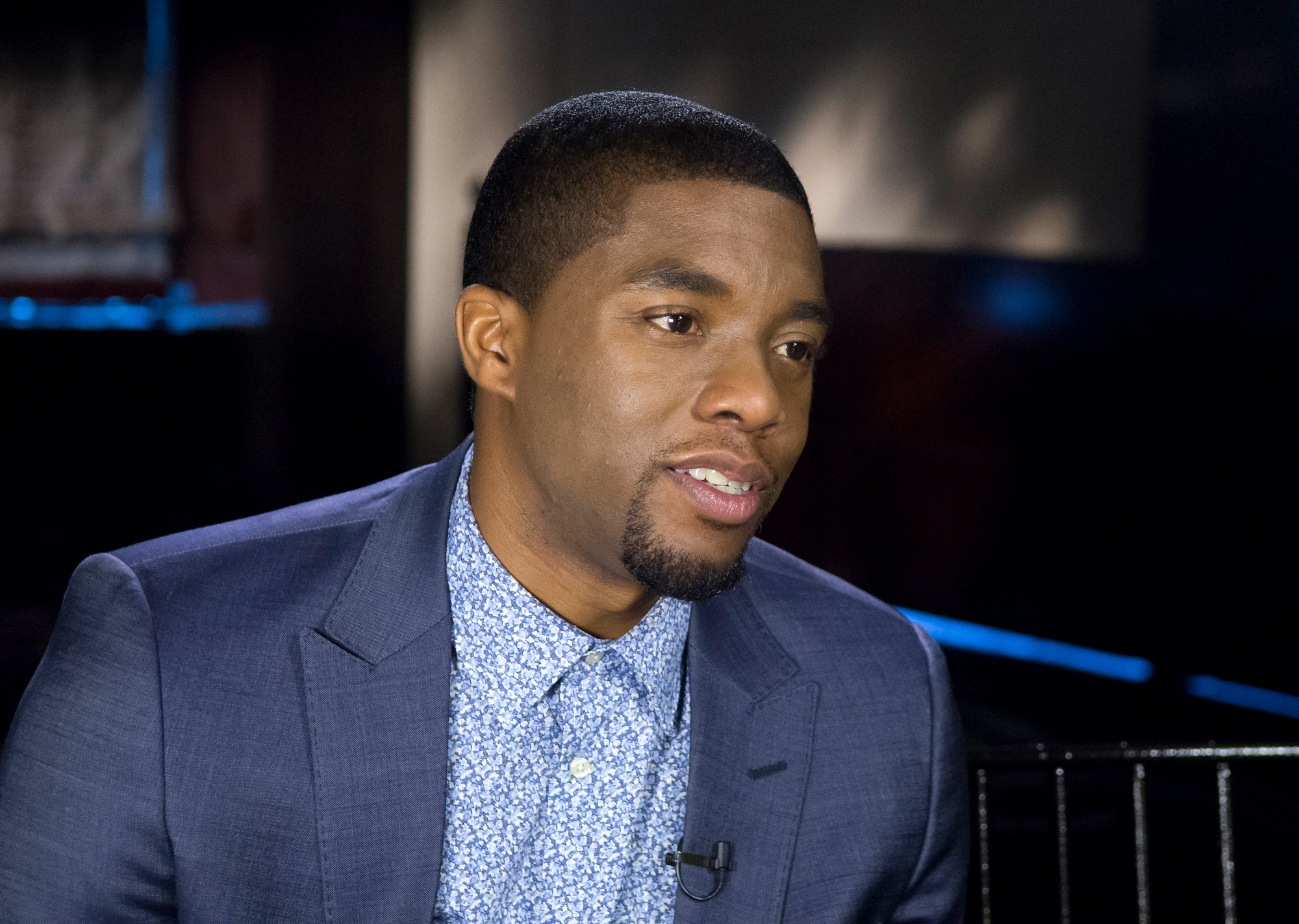 PHOTO: Actor Chadwick Boseman sits down with "Nightline" to talk about playing James Brown in the new biopic, "Get On Up."