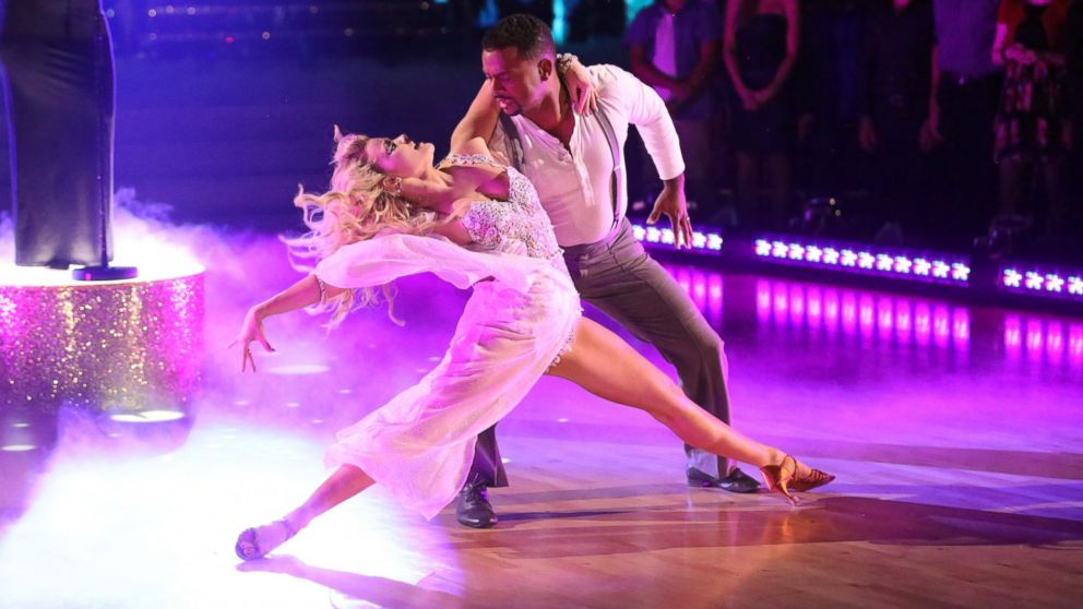 Whitney Carson and Alfonso Ribeiro perform on "Dancing with the Stars," Oct. 27, 2014.
