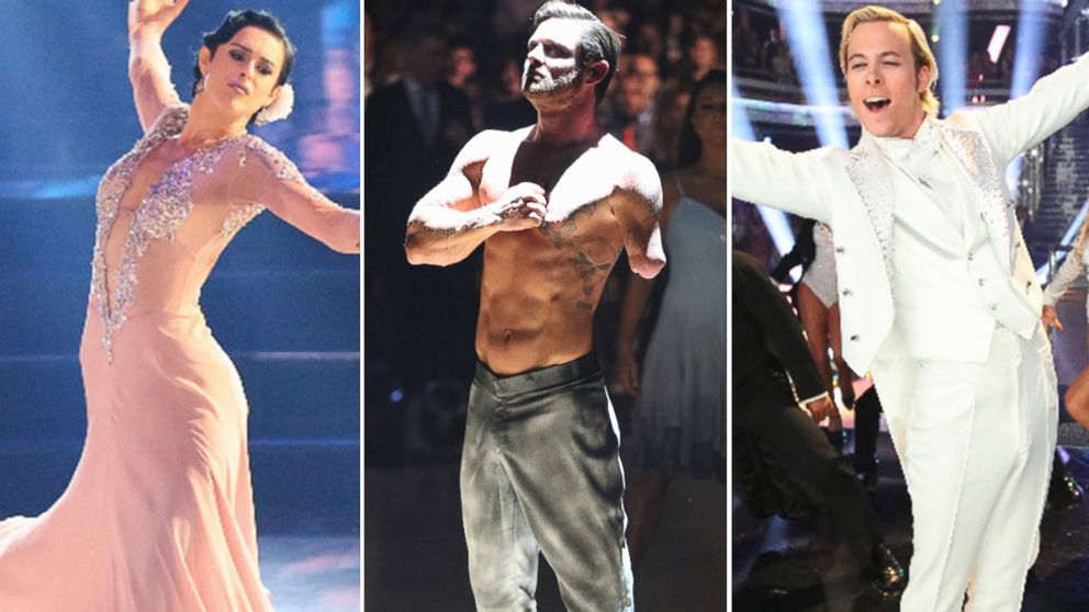Rumer Willis, Noah Galloway and Riker Lynch perform on ABC's "Dancing With the Stars."