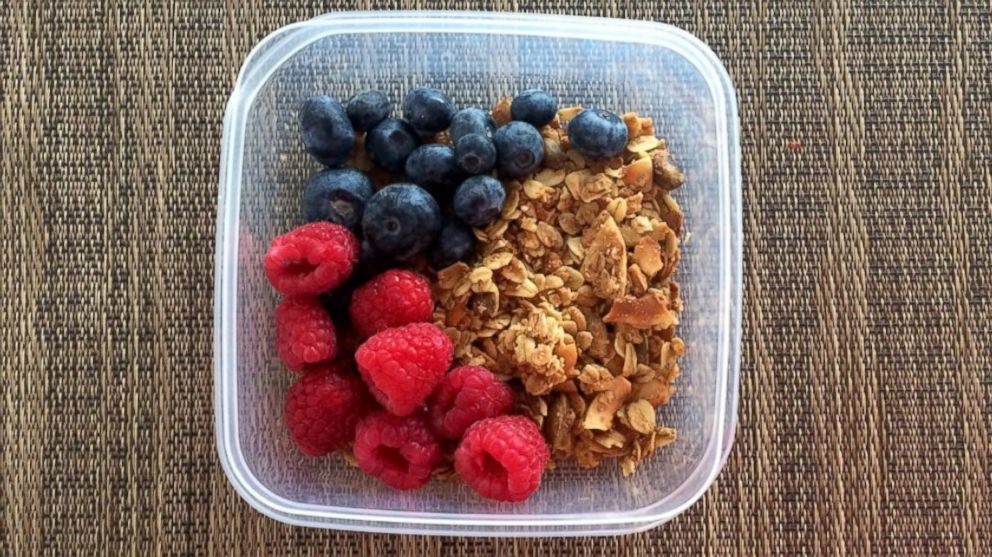 PHOTO: Early Bird granola with berries.