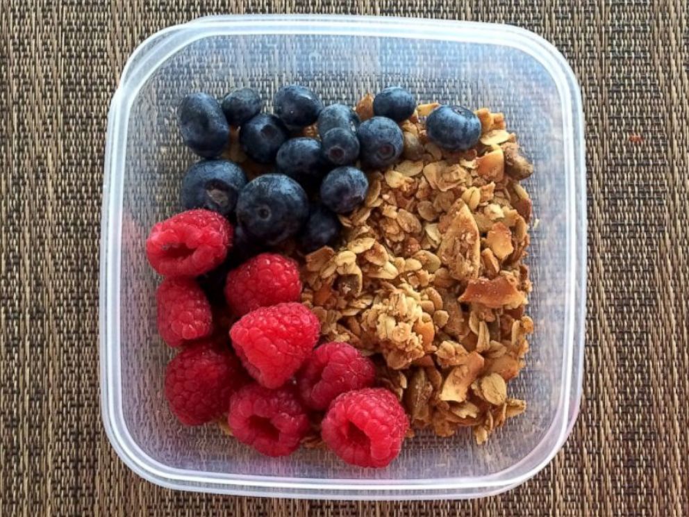 PHOTO: Early Bird granola with berries.