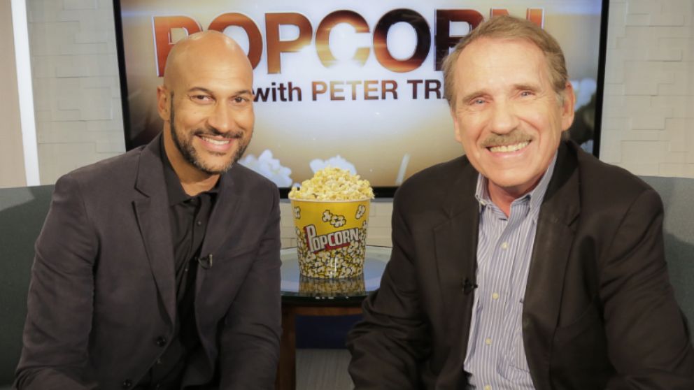 PHOTO: Keegan-Michael Key and Peter Travers at the ABC Headquarters in New York, July 19, 2016.