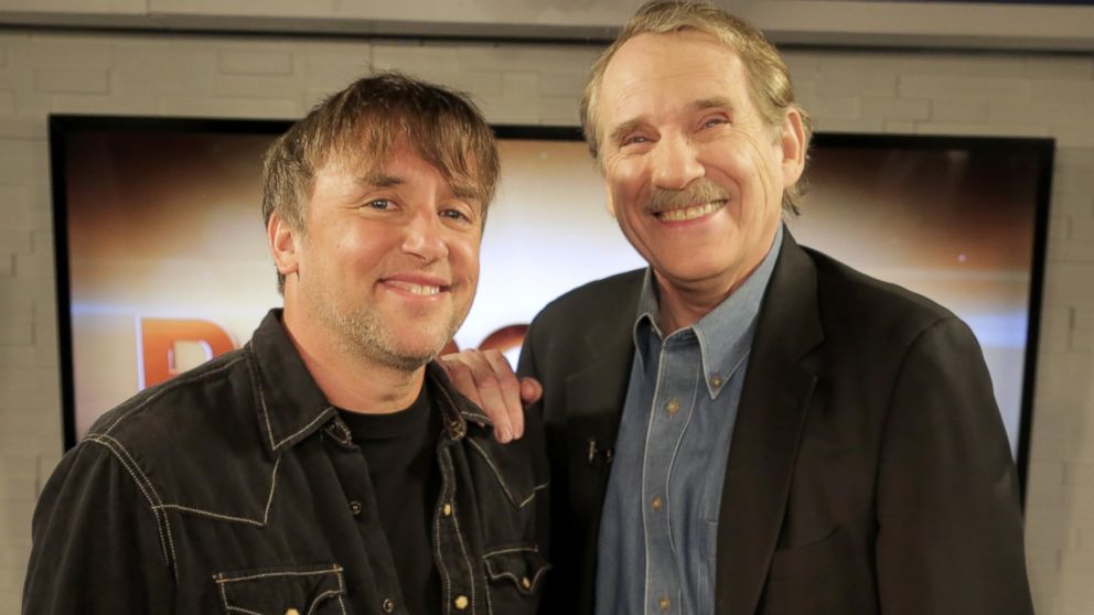 PHOTO: Richard Linklater and Peter Travers at the ABC Headquarters in New York, March 9, 2016