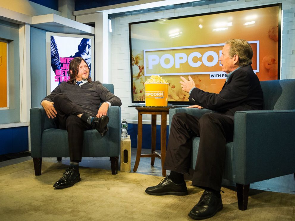 PHOTO: Norman Reedus stopped by ABC News Popcorn With Peter Travers.