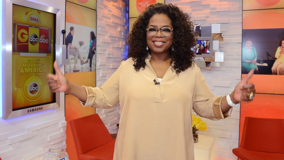 Oprah Winfrey appears on "Good Morning America," Aug. 7, 2014.