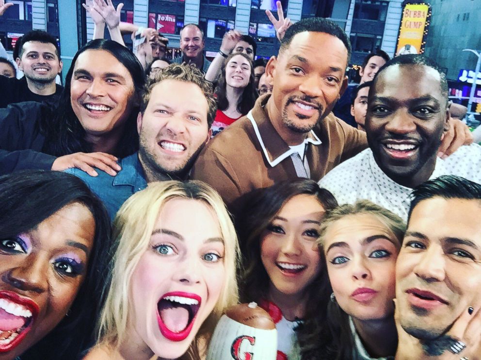 PHOTO: The "Suicide Squad" appeared on "Good Morning America, "Aug. 1, 2016.
