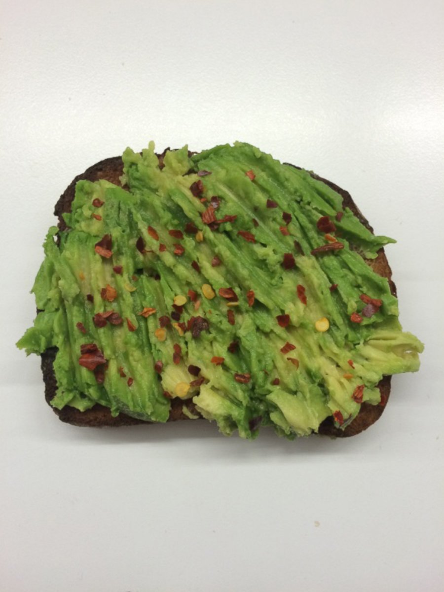 PHOTO: Avocado on toast pepper.