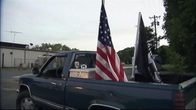 best way to fly a flag on a truck