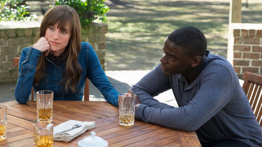 PHOTO: Daniel Kaluuya and Allison Williams in the movie "Get Out," 2017.