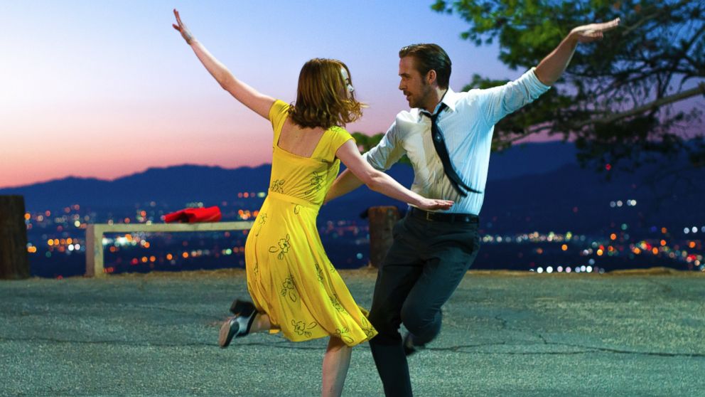 PHOTO: A scene from "La La Land," released by Lionsgate, featuring Ryan Gosling, right, and Emma Stone.