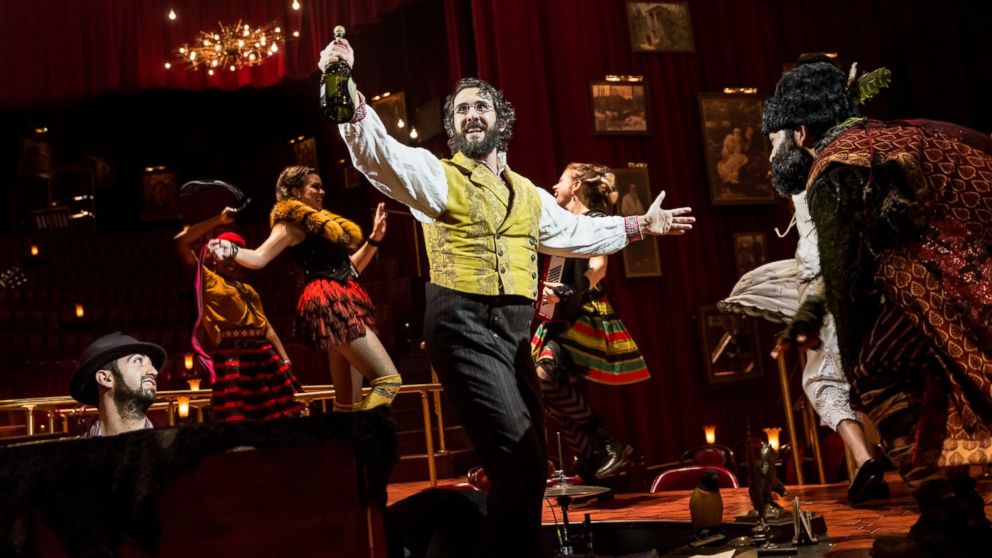 Josh Groban is pictured during a performance of "Natasha, Pierre & the Great Comet of 1812," in New York. 