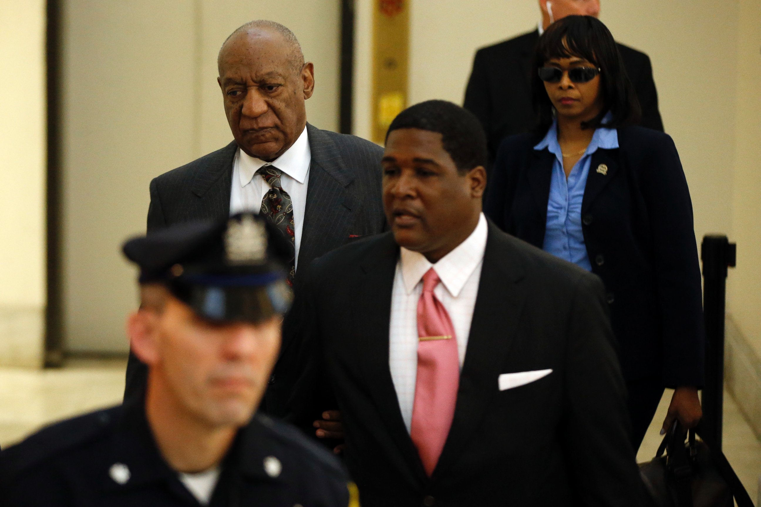 PHOTO: Bill Cosby arrives at the Montgomery County Courthouse for a preliminary hearing, May 24, 2016, in Norristown, Pa.