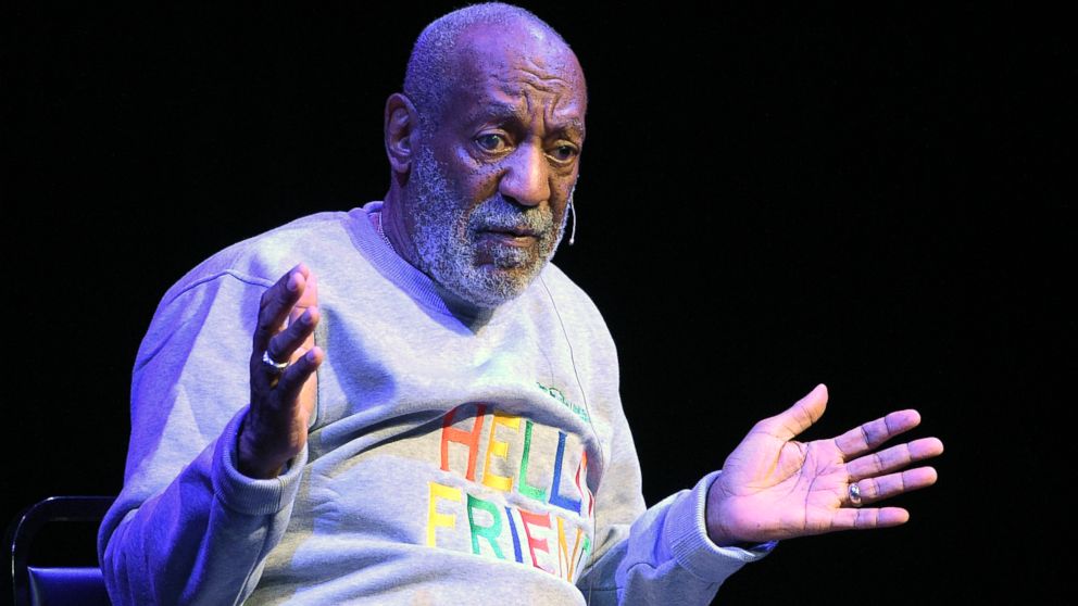 Comedian Bill Cosby performs at the Maxwell C. King Center for the Performing Arts, in Melbourne, Fla., Friday, Nov. 21, 2014. Performances by Cosby in Nevada, Illinois, Arizona, South Carolina and Washington state have been canceled as more women come forward accusing the entertainer of sexually assaulting them years ago.