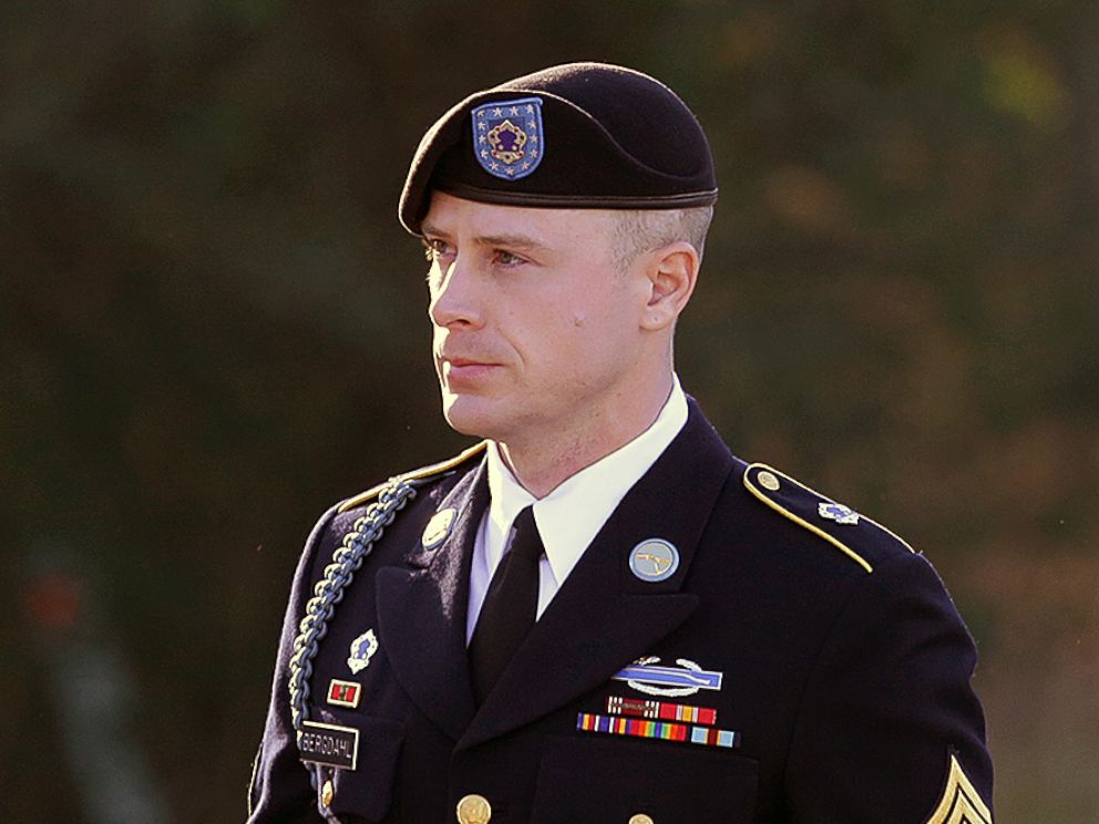 PHOTO: Army Sgt. Bowe Bergdahl arrives for a pretrial hearing at Fort Bragg, N.C., Jan. 12, 2016. Bergdahl, who was held by the Taliban for five years after he walked off a base in Afghanistan, faces charges of desertion and misbehavior before the enemy.