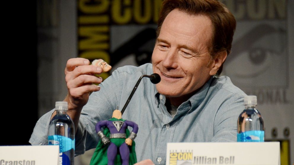 Bryan Cranston attends the "SuperMansion" panel on day 1 of Comic-Con International, July 9, 2015, in San Diego.