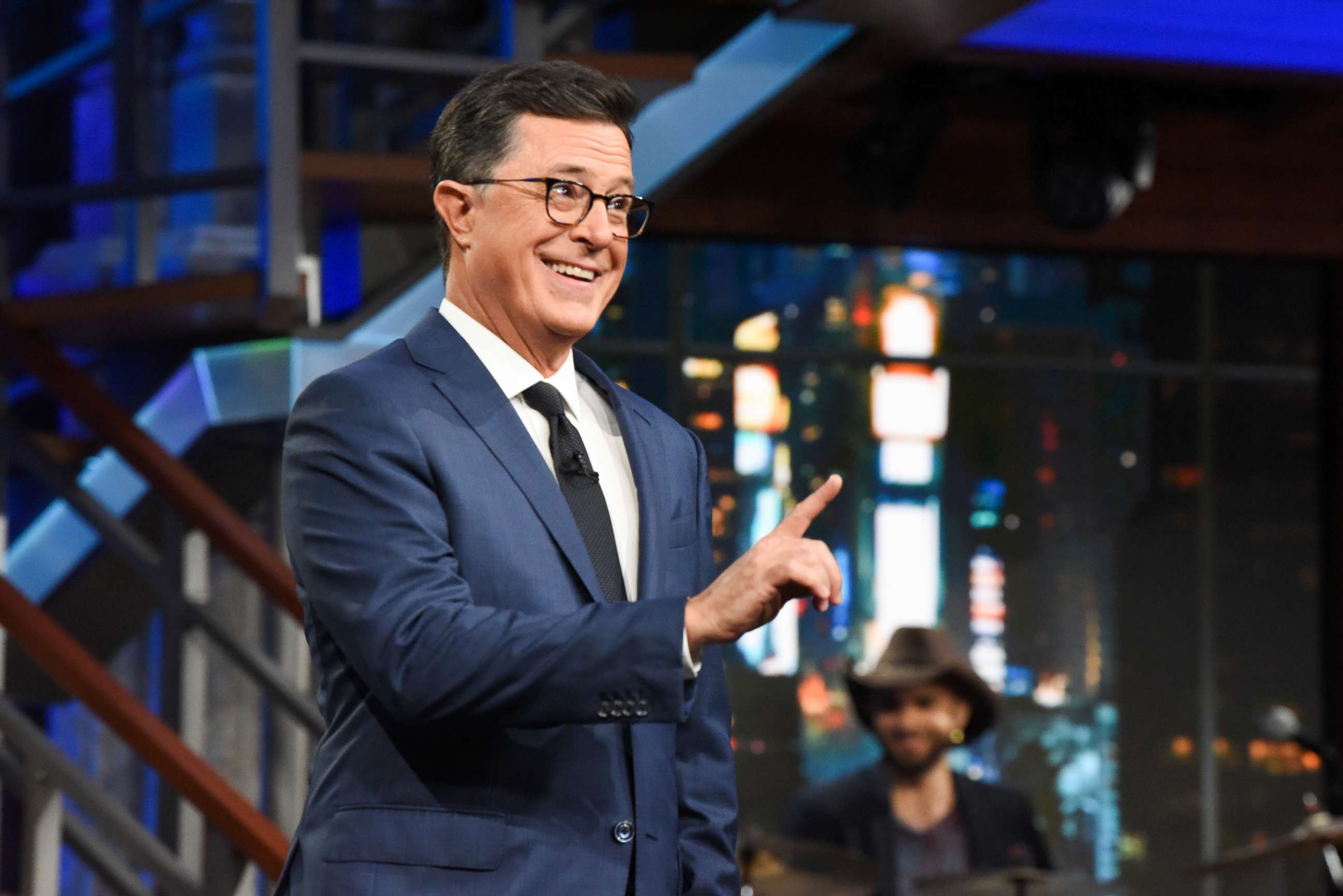 PHOTO: The Late Show with Stephen Colbert during Thursday's July 19, 2018 show.